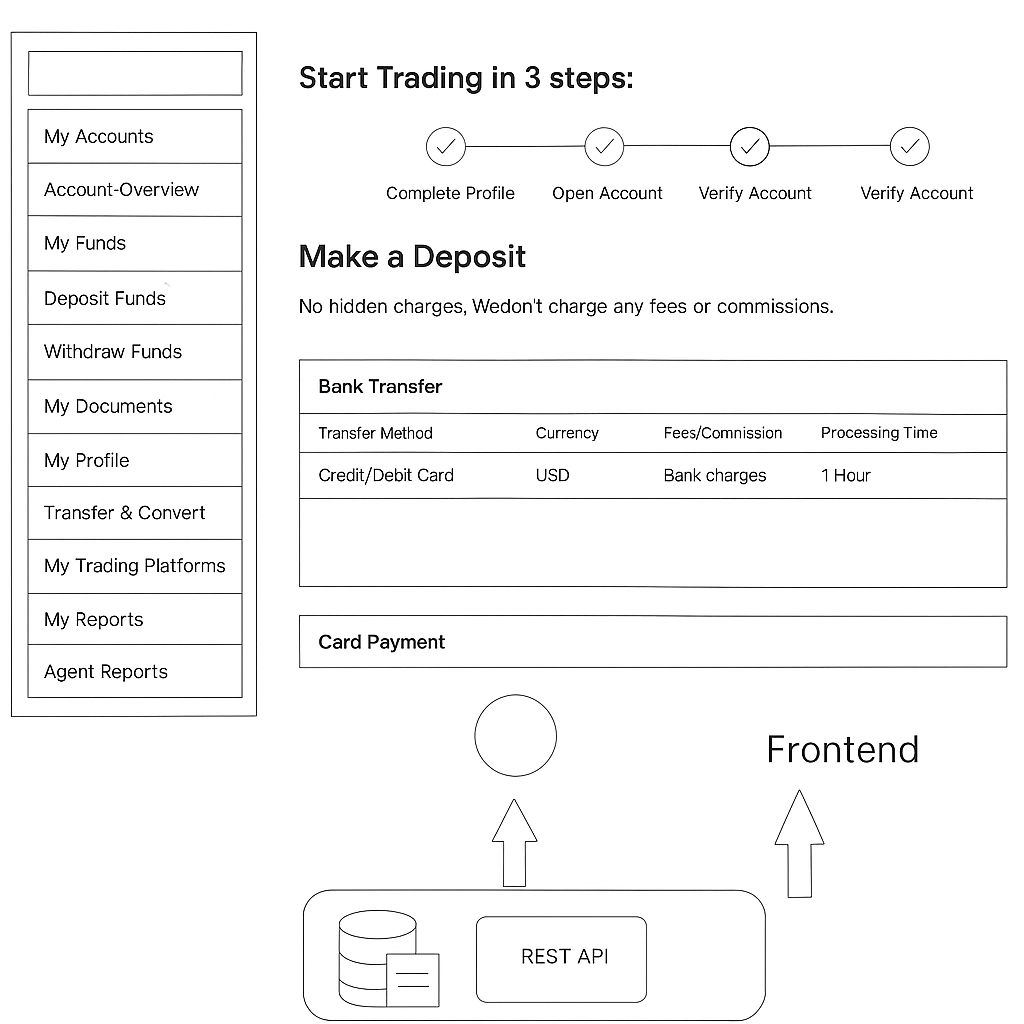 Client Portal (Backend: PHP + UI: Web, and Mobile)